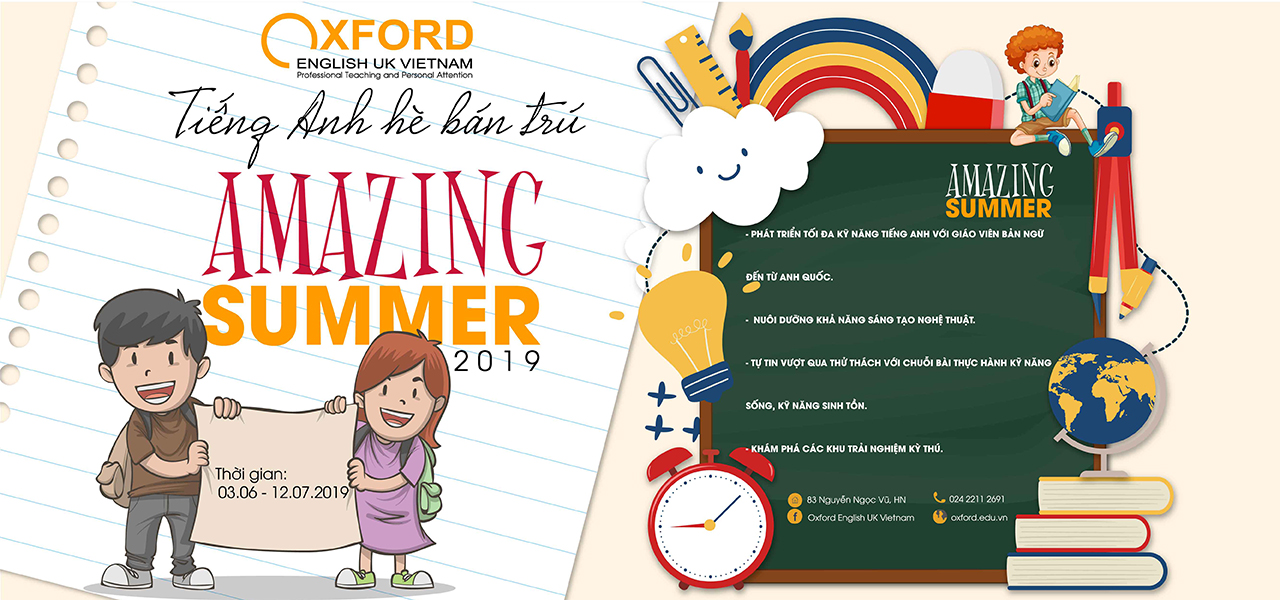 Trại hè Anh Ngữ “Amazing Summer 2019”